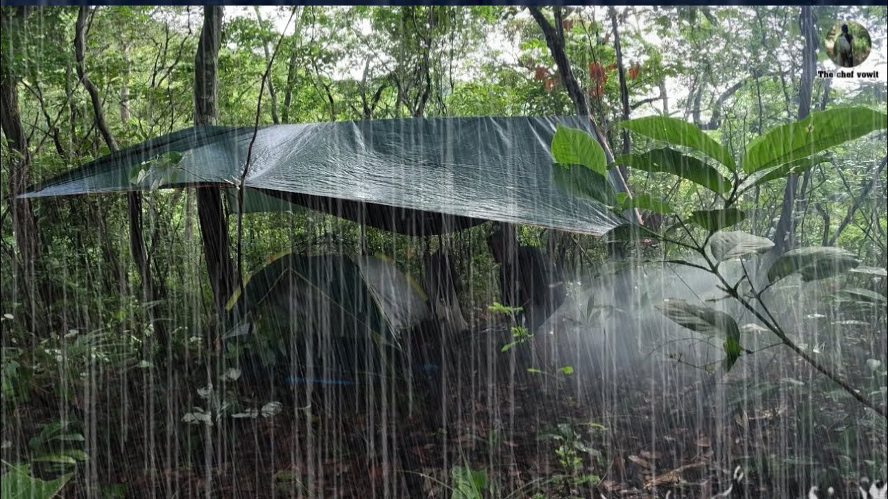 (3วัน2คืน) ฝนถล่มหนัก ยังไม่ได้ตั้งตัว กลางคืน ลมแรง หนาวมาก