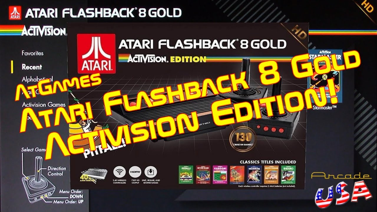 AtGames Atari FlashBack Gold 8 Activision Edition!