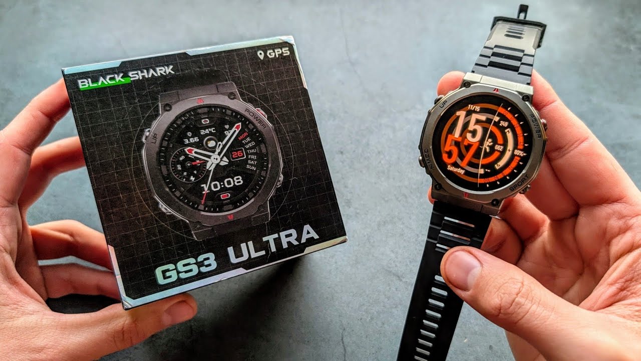 Black Shark GS3 Ultra &mdash; умные часы с GPS &mdash; распаковка и полный обзор
