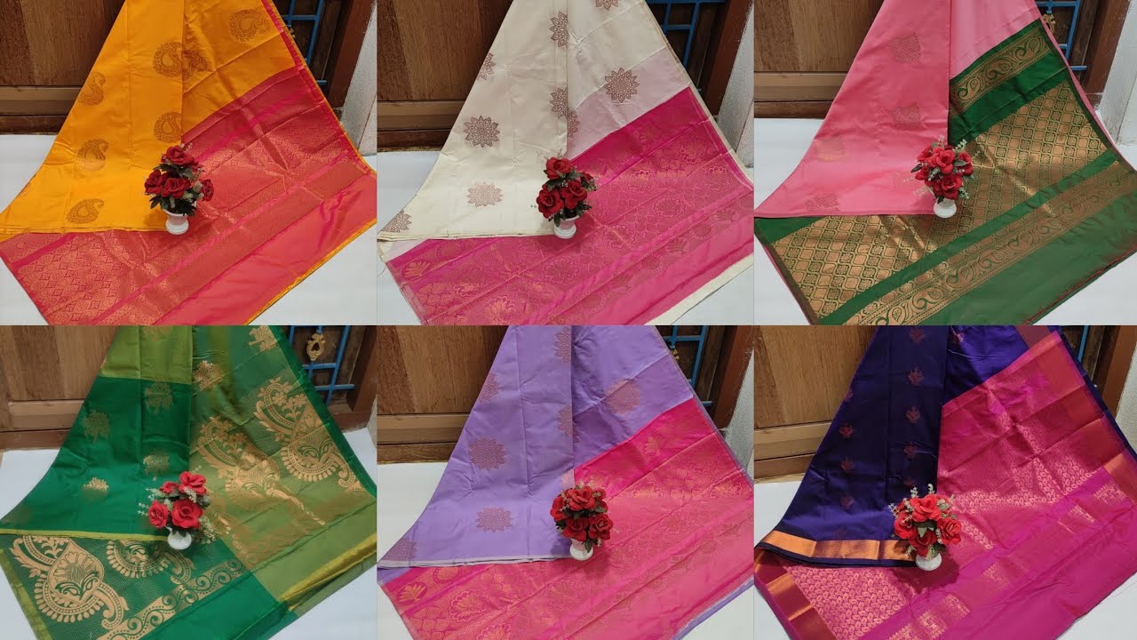 Kanchipuram Soft Silk Sarees | WhatsApp - 8344378186 #kanchipuramsilk #softsilk #silksaree