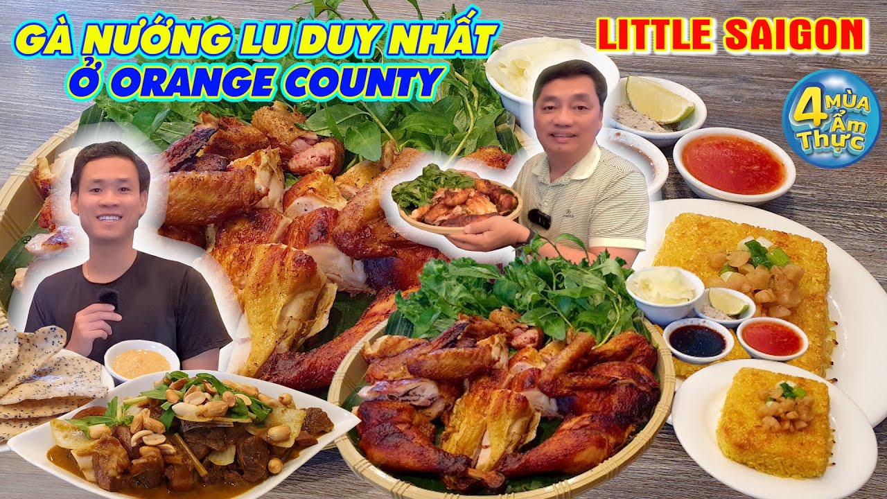 Quán gà nướng lu độc nhất vô nhị tại Orange County, Gà nướng nguyên con Mì gà nướng thơm dai mặn mà