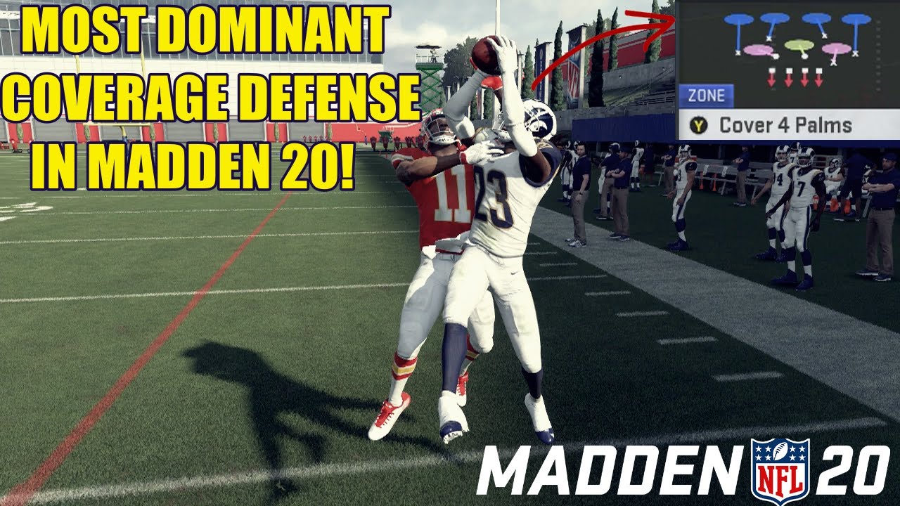THE MOST DOMINANT COVERAGE DEFENSE IN MADDEN 20! COVER 4 PALMS BREAKDOWN TO BOX GUN BUNCH