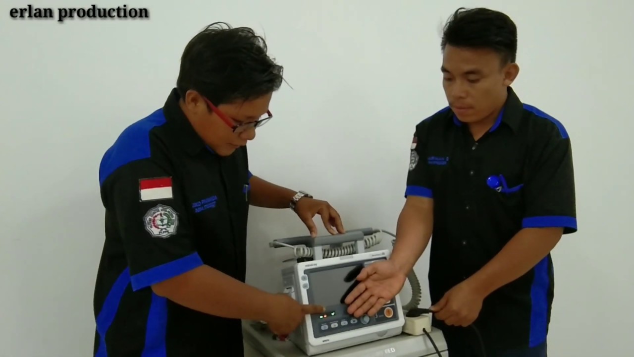 Cara kalibrasi internal harian dan mingguan dc-shock Mindray beneheart d3