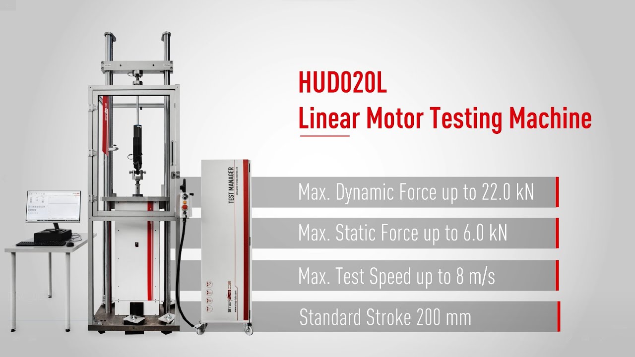 STEP Lab | HUD020L - Ultimate Shock Absorber Testing Machine for Characterization | Shock Dyno