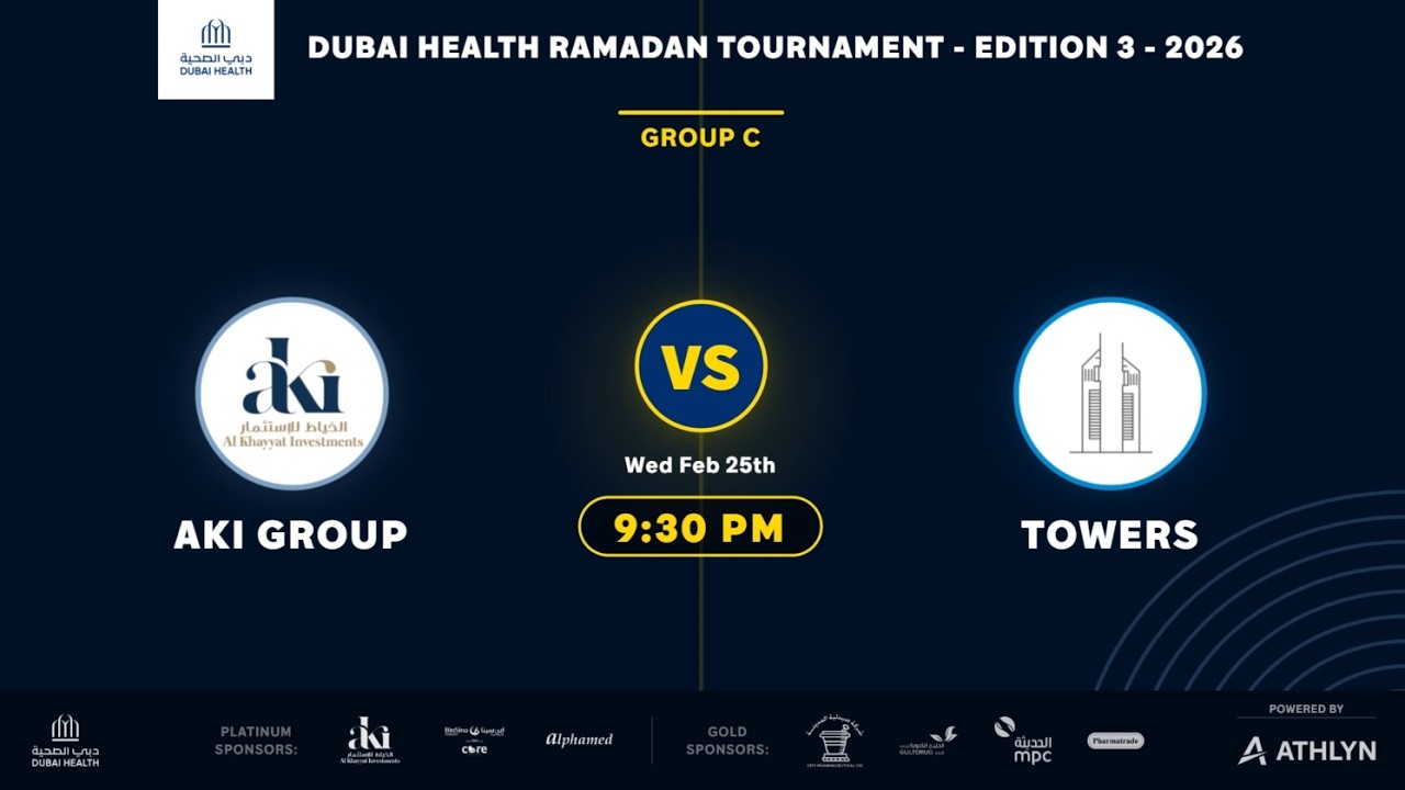 Match 13   Aki Group vs  Towers