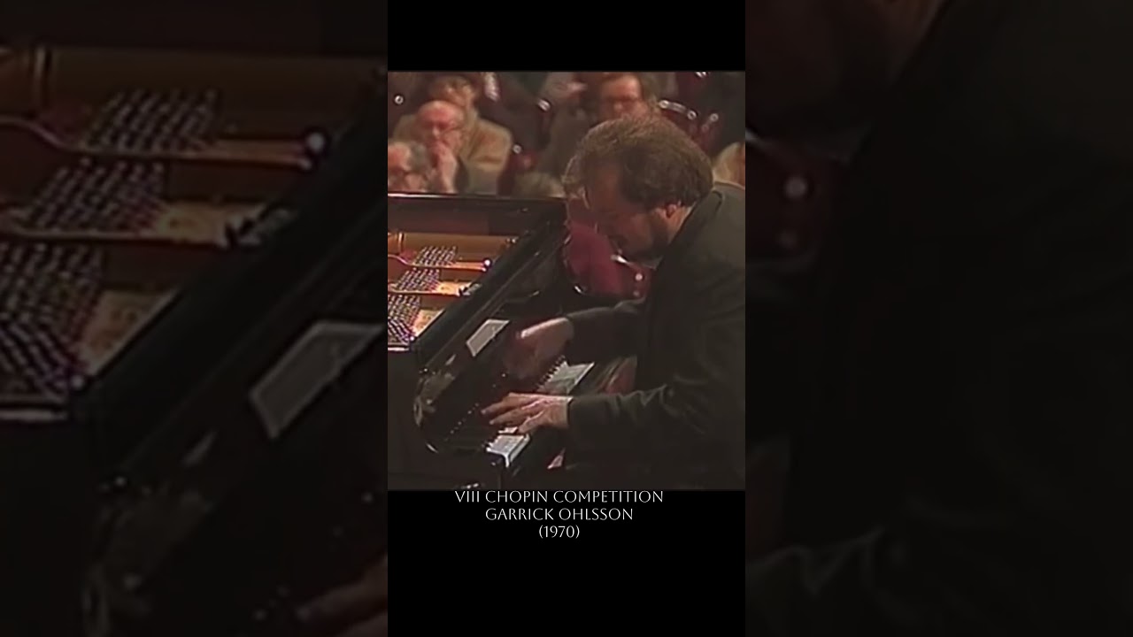Winner of the 8th International Chopin Piano Competition (1970) &ndash; Garrick Ohlsson 🇺🇸.
