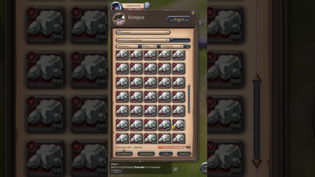 All stone for spec 100 T5 in Albion Online without premium #albiononline #gaming #mmorpg