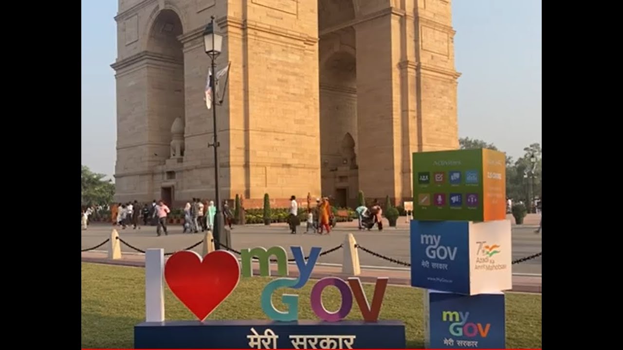 MyGov Samvad  At Kartavyapath