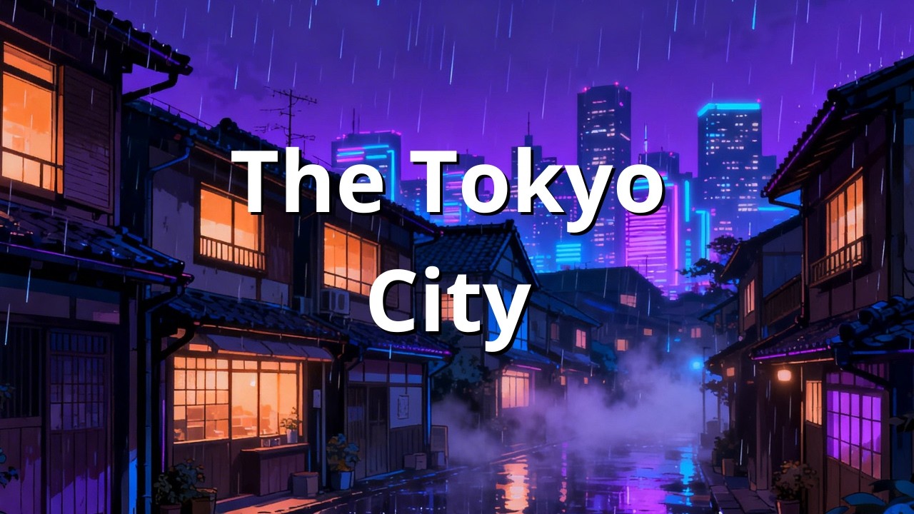 Rainy Tokyo Streets for Study ☔ | 勉強用BGM