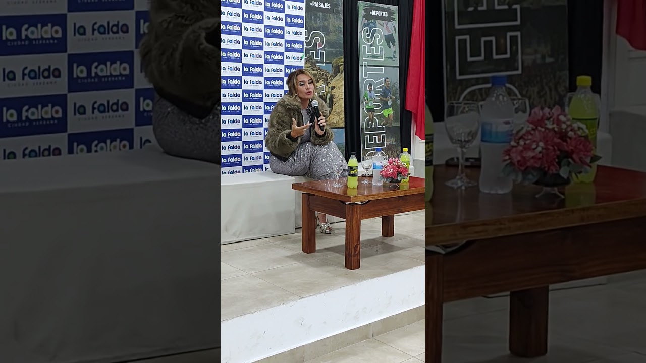 rueda de prensa  Agustina Vivanco  en el festival del tango 2025