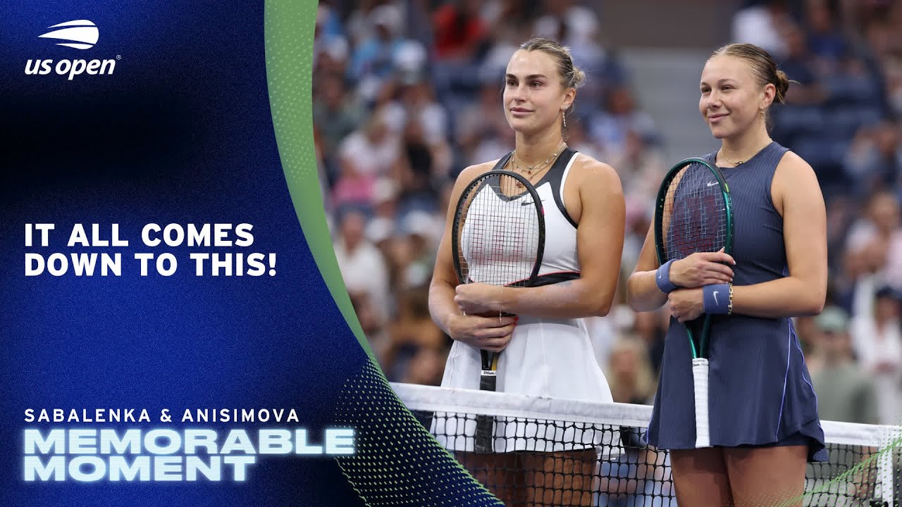 Aryna Sabalenka vs. Amanda Anisimova Walk-Out | 2025 US Open