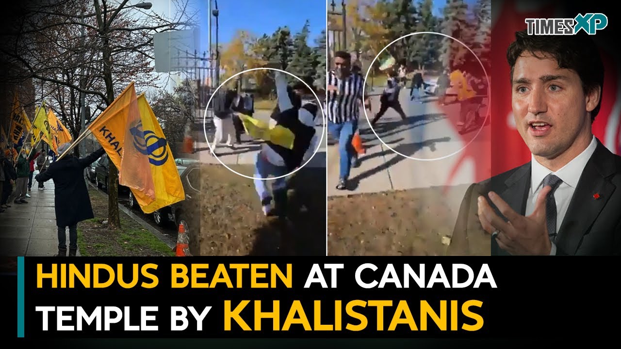 Hindu Temple In Canada Attacked by Pro-Khalistani Mob, devotees beaten up