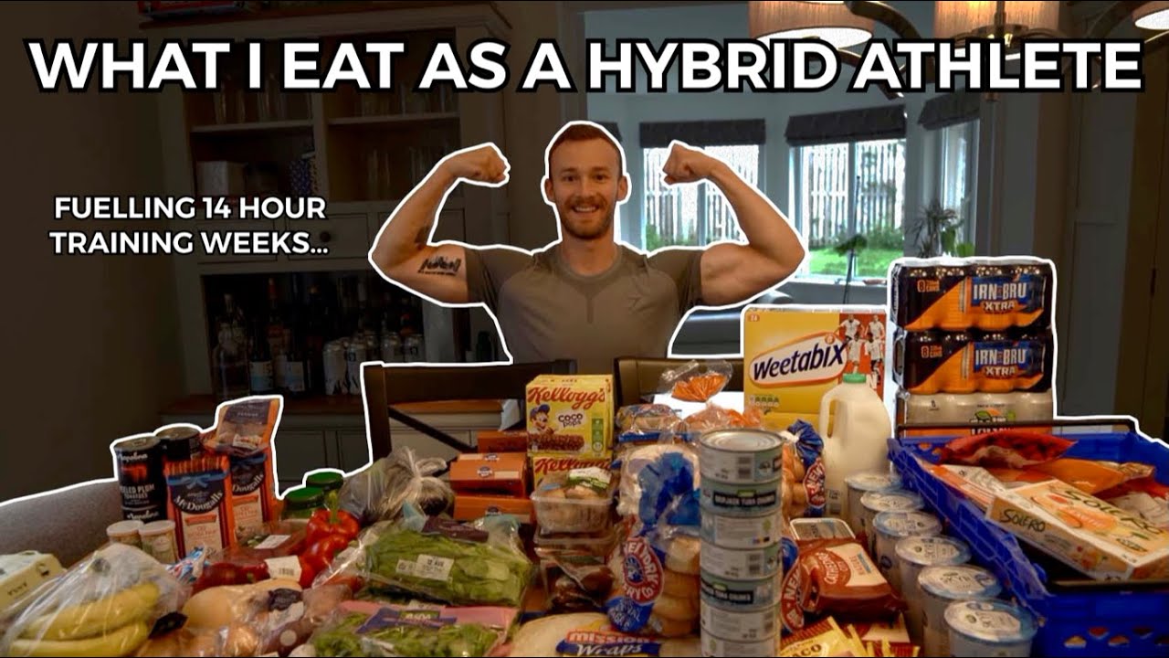 WHAT I EAT TO FUEL 14 HOUR TRAINING WEEKS | £200 Supermarket Haul For Hybrid Training