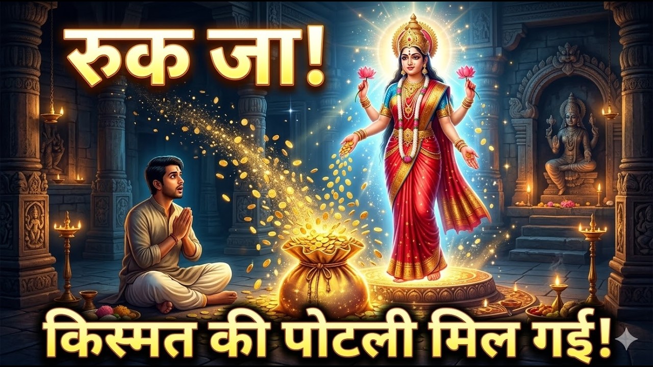 Laxmi Aarti 2026  ❣️ Maa Laxmi Message❣️रुक जा! आज तेरे हाथ लगने वाली है छुपी हुई किस्मत की पोटली