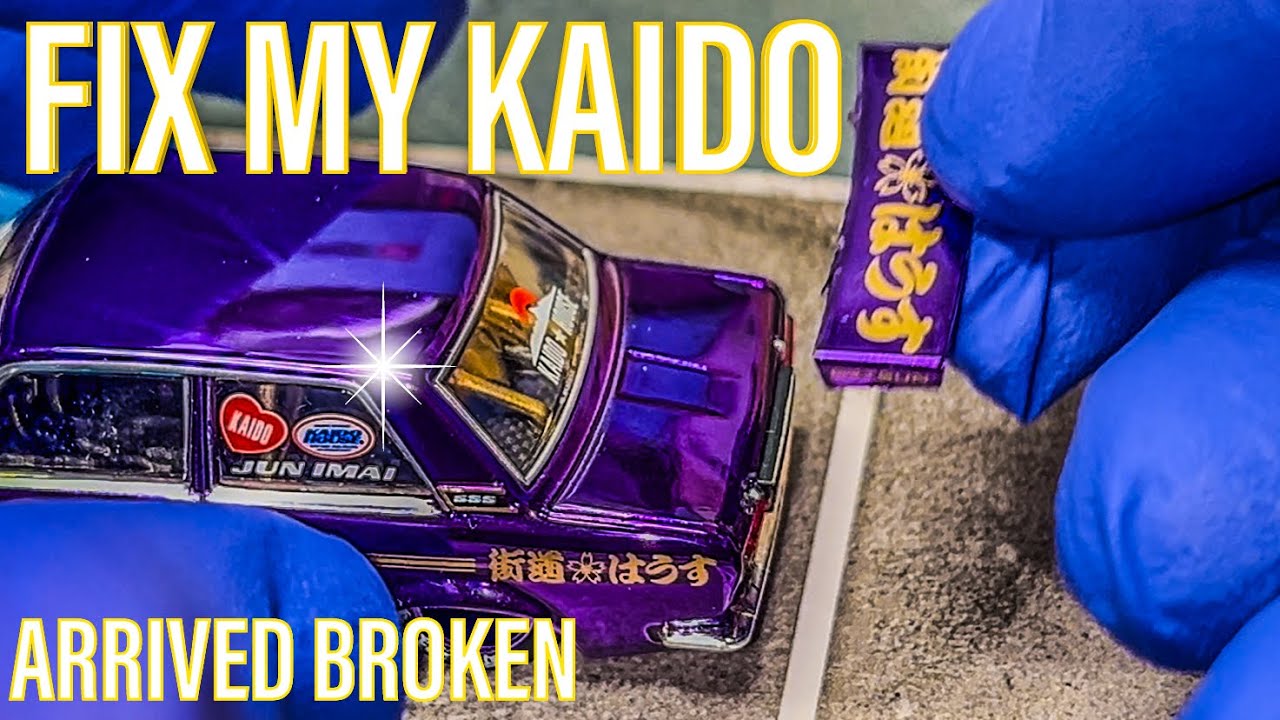 FIXING KAIDO HOUSE 1/64 DATSUN 510 PRO STREET ANNIVERSARY EDITION #youtube #subscribe