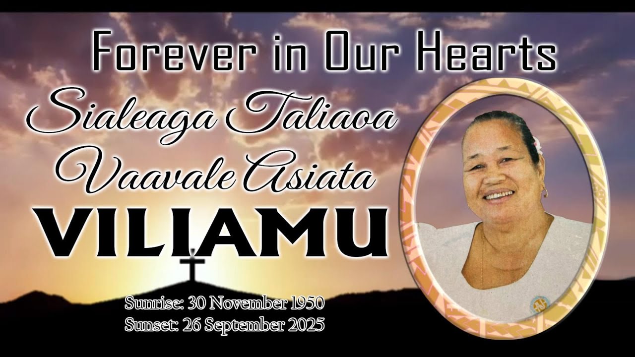 Sauniga ole Aso Muamua ole Tinā iā Sialeaga Asiata Viliamu