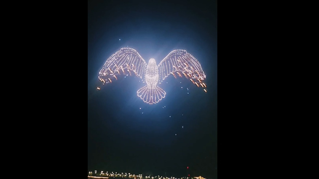 #Indiatoqatar#qatarnightview#dronshow#qatar#lusaliskyfestival