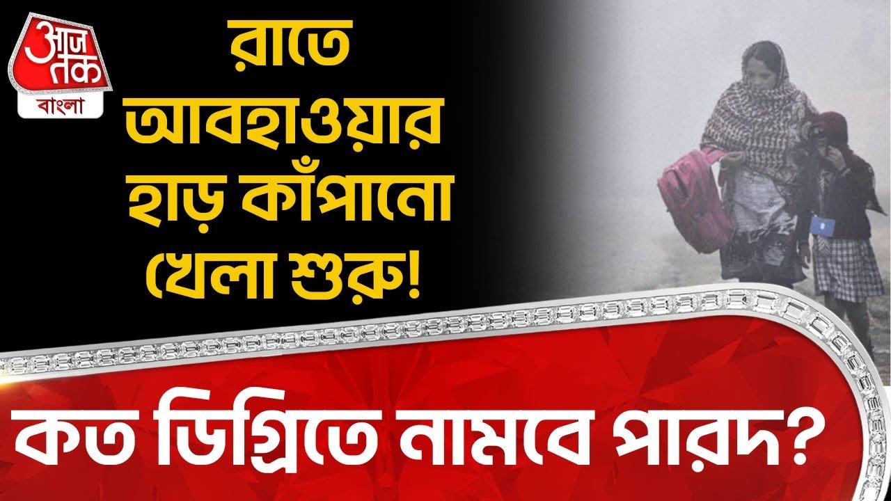 রাতে আবহাওয়ার হাড় কাঁপানো খেলা শুরু! কত ডিগ্রিতে নামবে পারদ? | West Bengal Weather Update |WT