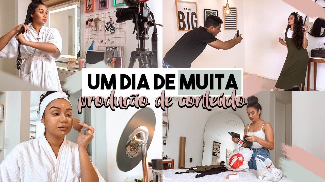 COMO É POR TRÁS DAS CÂMERAS? MINHA ROTINA EM DIAS DE GRAVAÇÕES!