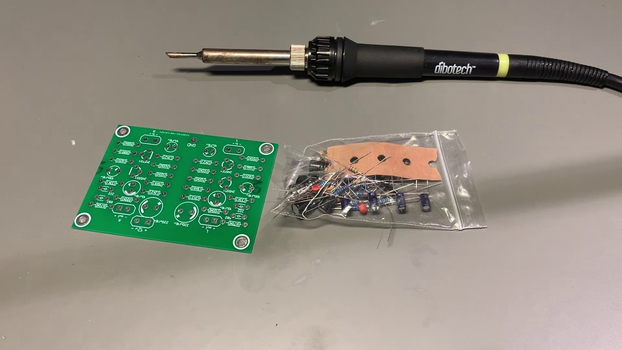 Building a phono record player pre-amplifier