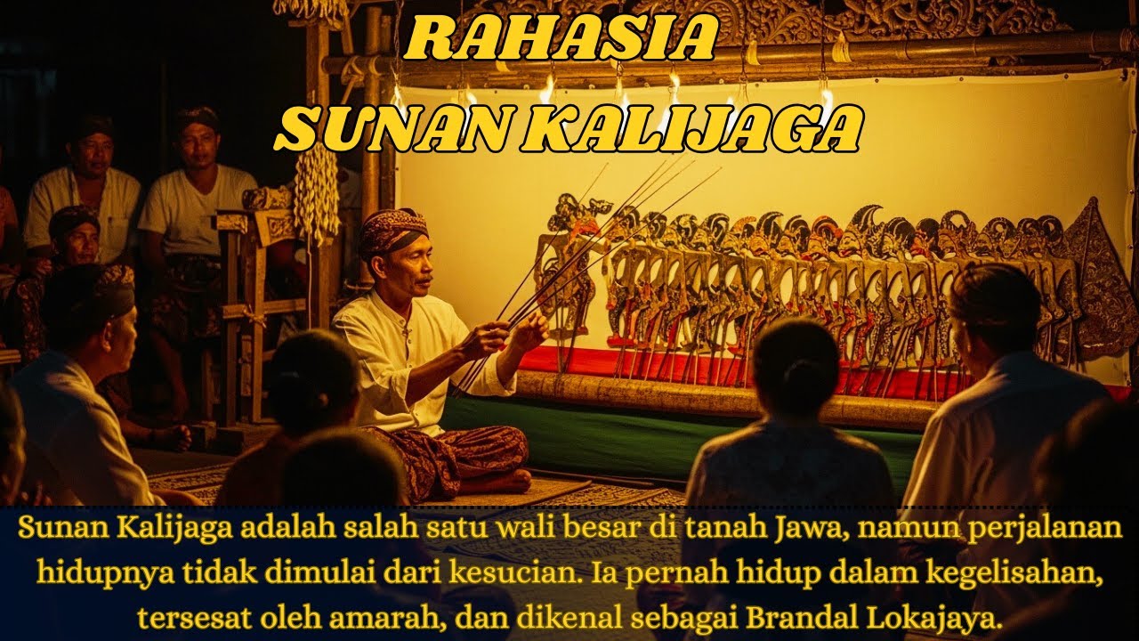 SUNAN KALIJAGA : DARI PERAMPOK MENJADI WALI BESAR DI TANAH JAWA