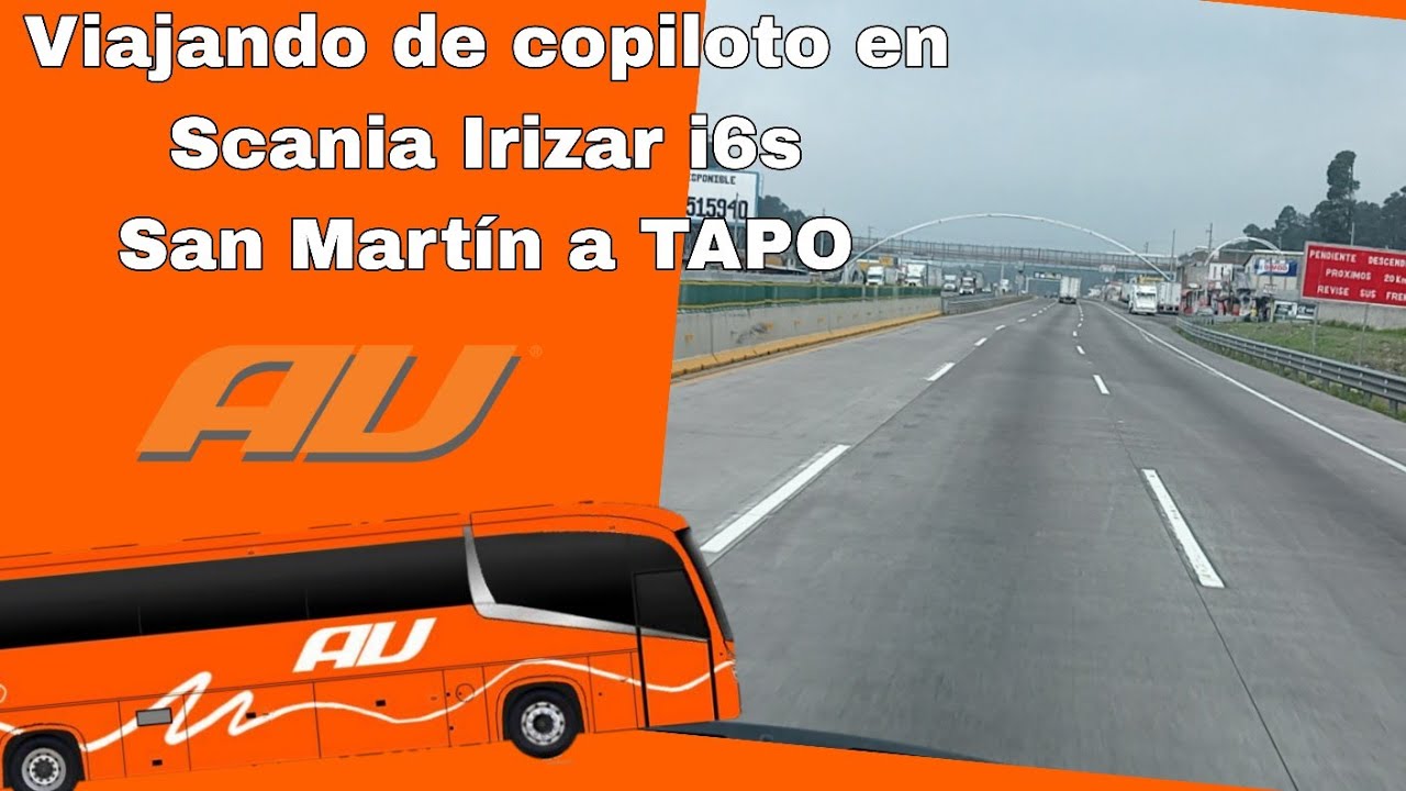 VIAJANDO DE COPILOTO en Irizar i6s de AU Mandarino (San Martín a TAPO)
