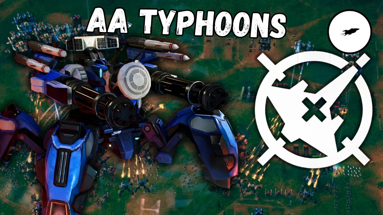 Typhoons als Luftabwehr | Mechabellum