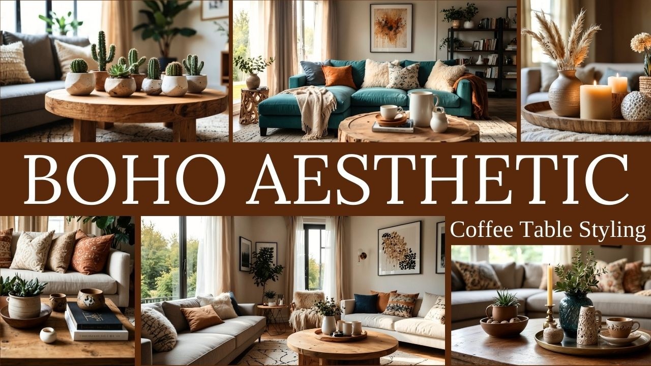 ☕✨ TOP 50 Beautiful Boho Coffee Table Styling Ideas | Cozy & Chic Decor Inspiration 🌿