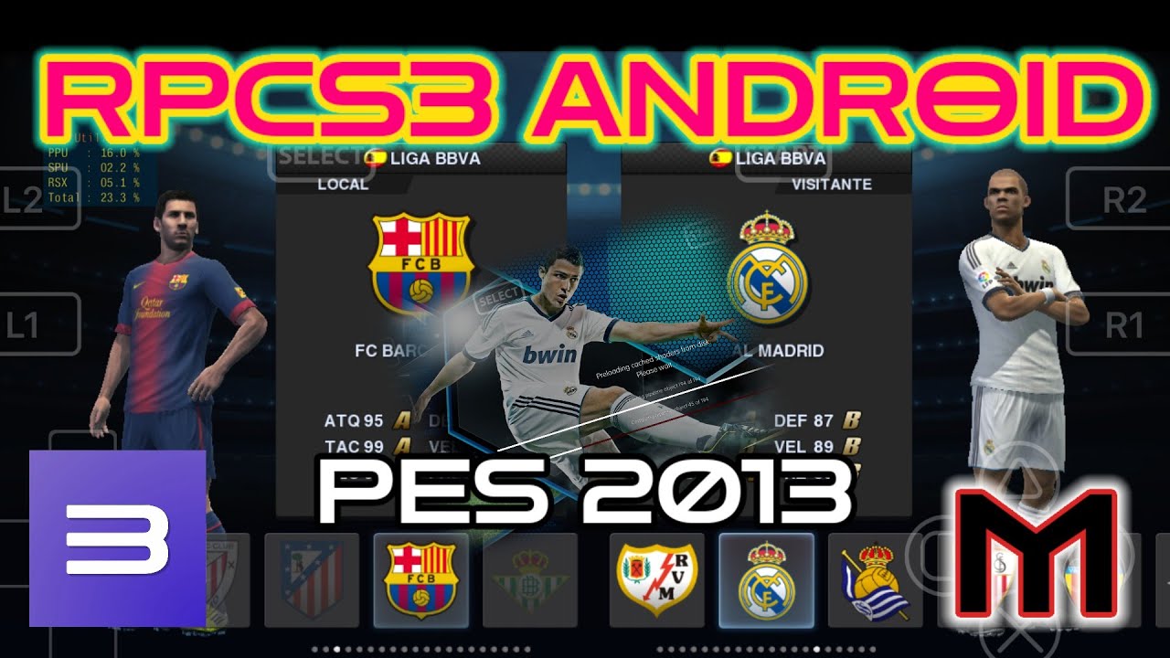 PES 2013 RPCS3 Android