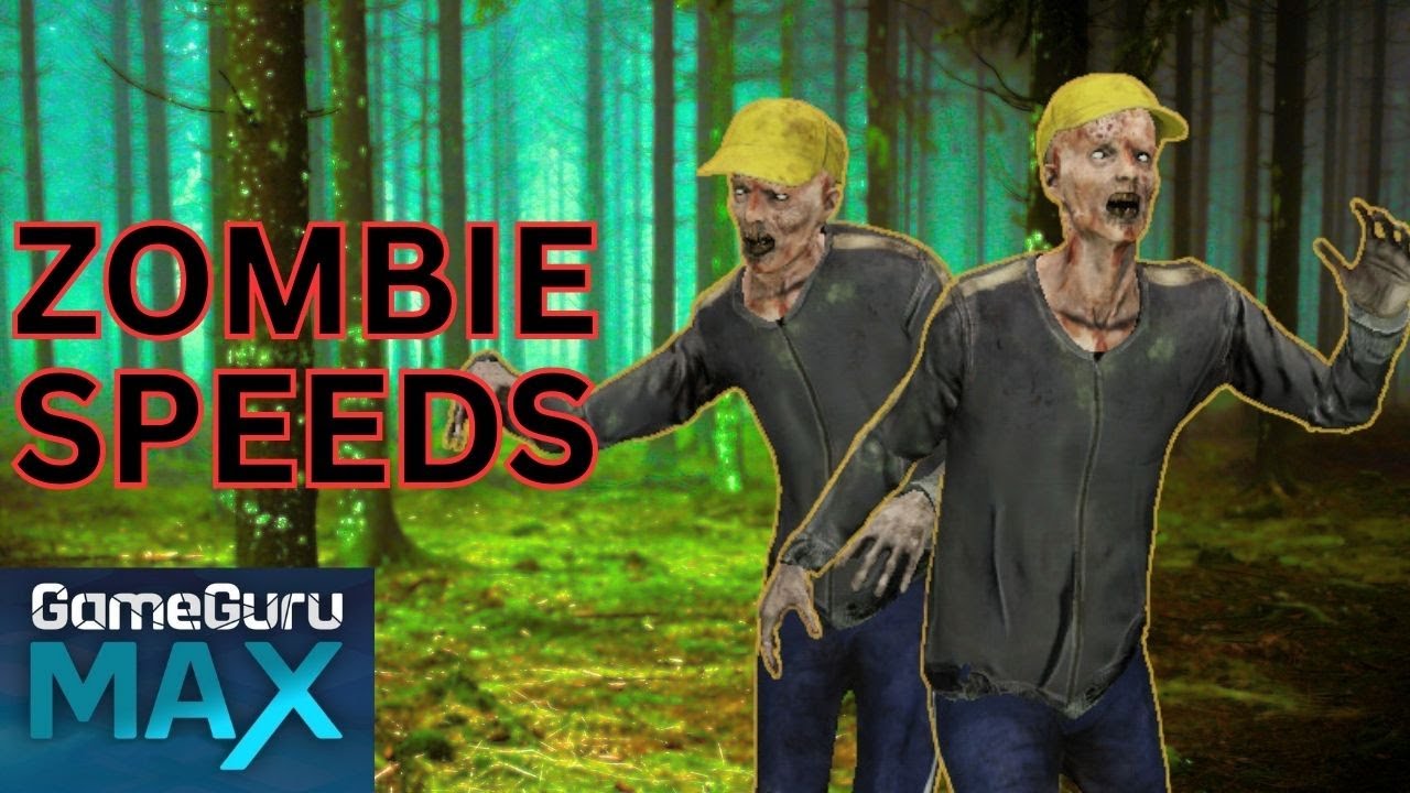 CHANGE THE SPEED OF ZOMBIES IN GAME GURU MAX