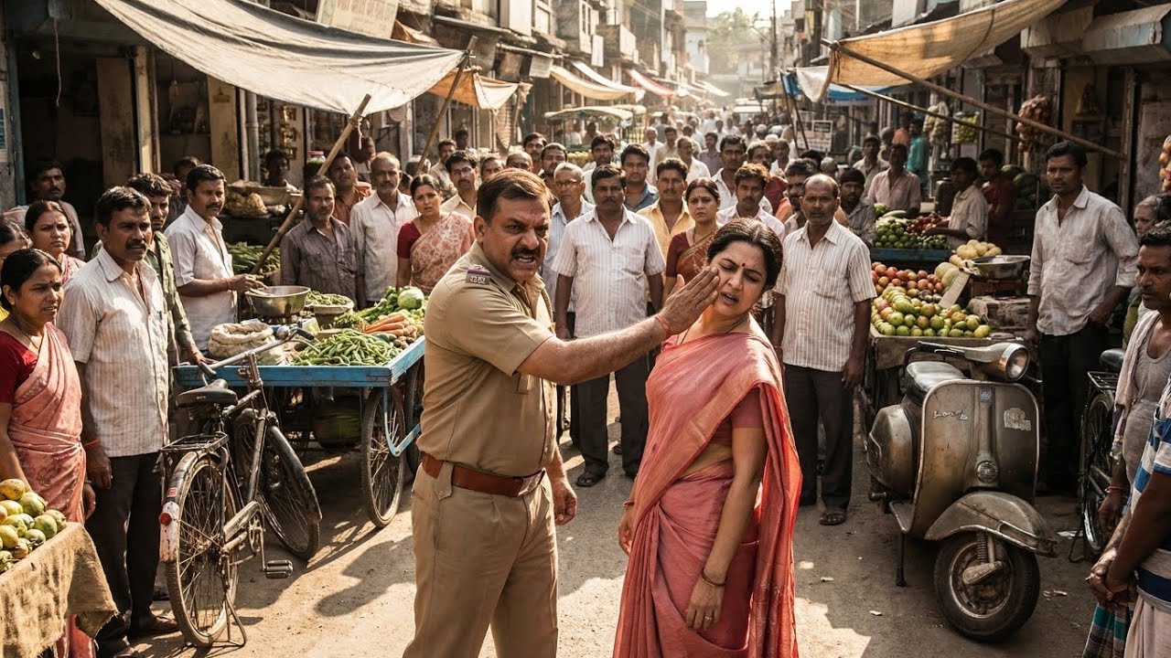 इंस्पेटर ने मारा IPS मैडम को भरे बाजार में थपड। true story