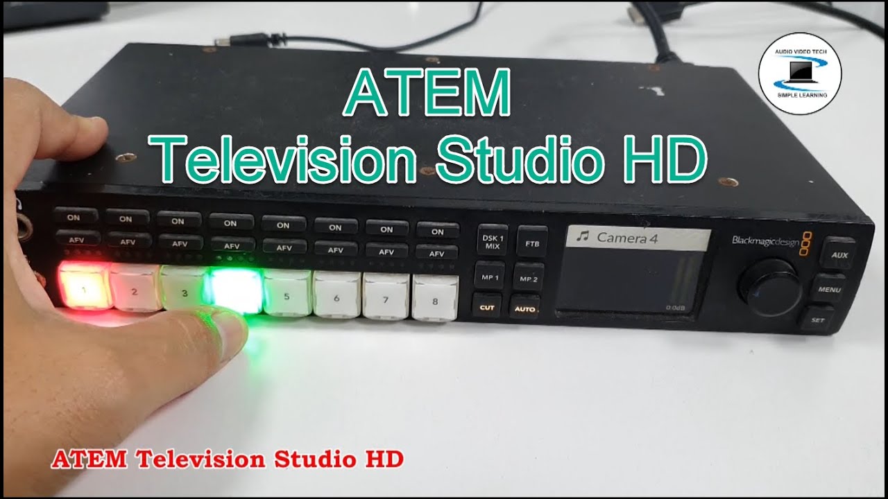 Blackmagic Switcher - ATEM Television Studio HD : Overviews.