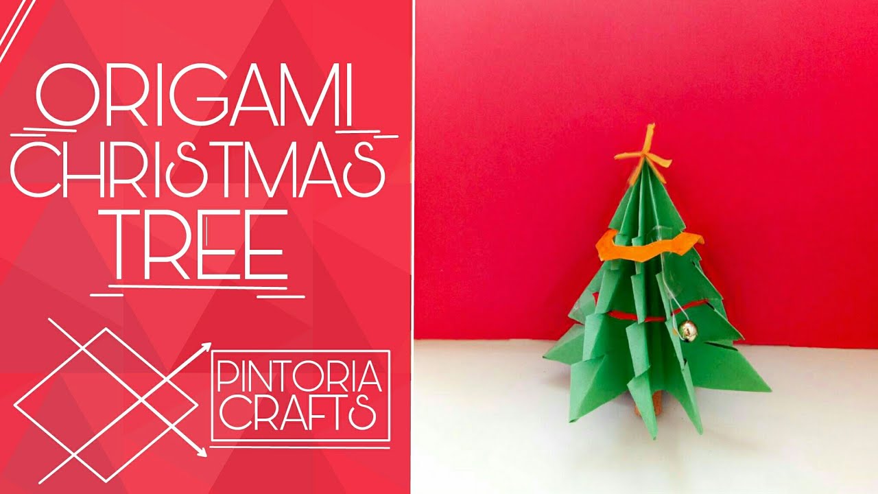 Origami Christmas Tree Tutorial | Christmas | Easy Step by Step Tutorial | Paper Crafts |