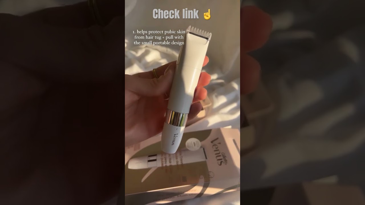 Gillette Venus for Pubic Hair & Skin Gentle Trimmer Plus 1oz Smoothing Exfoliant