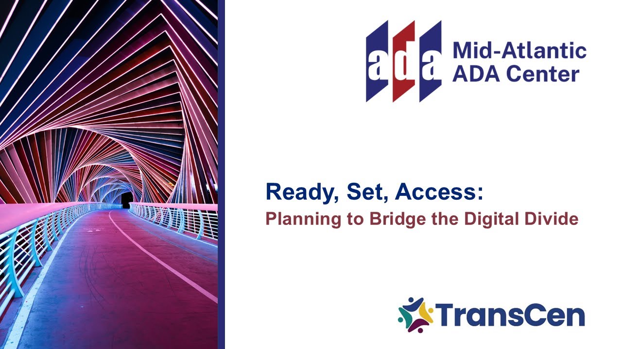 Ready, Set, Access: Planning to Bridge the Digital Divide