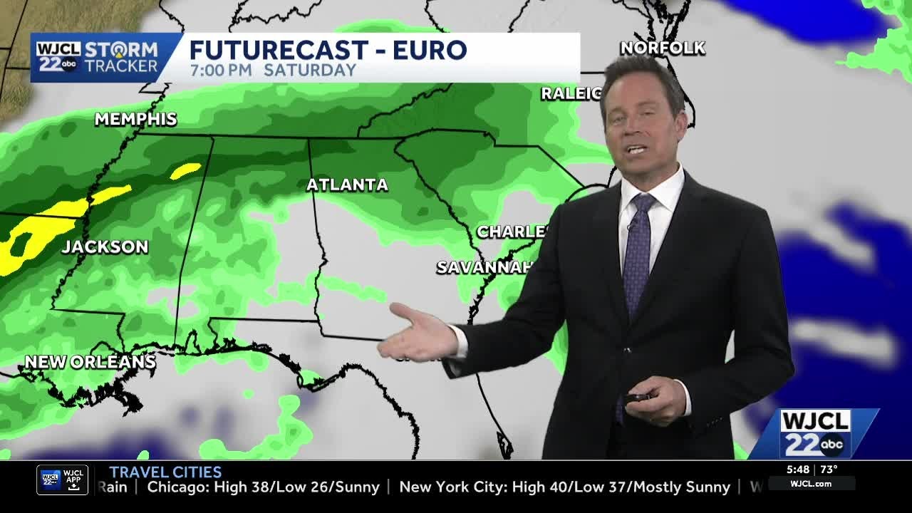 Umbrella ready...tracking rain chances for Southeast Georgia, Lowcountry