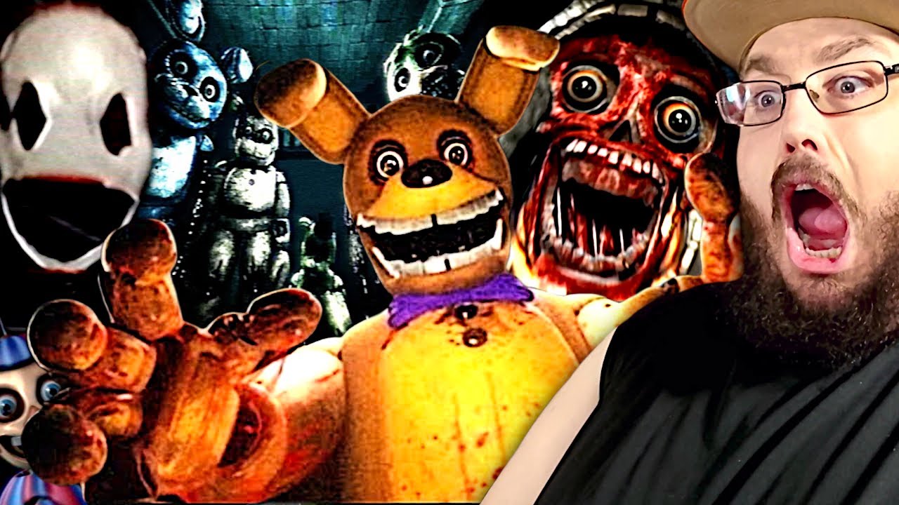 Five Night At Freddy´s 3 Horror Animation Part 1, FNAF 2 & Withereds Night (VHS/Horror) REACTION!!!