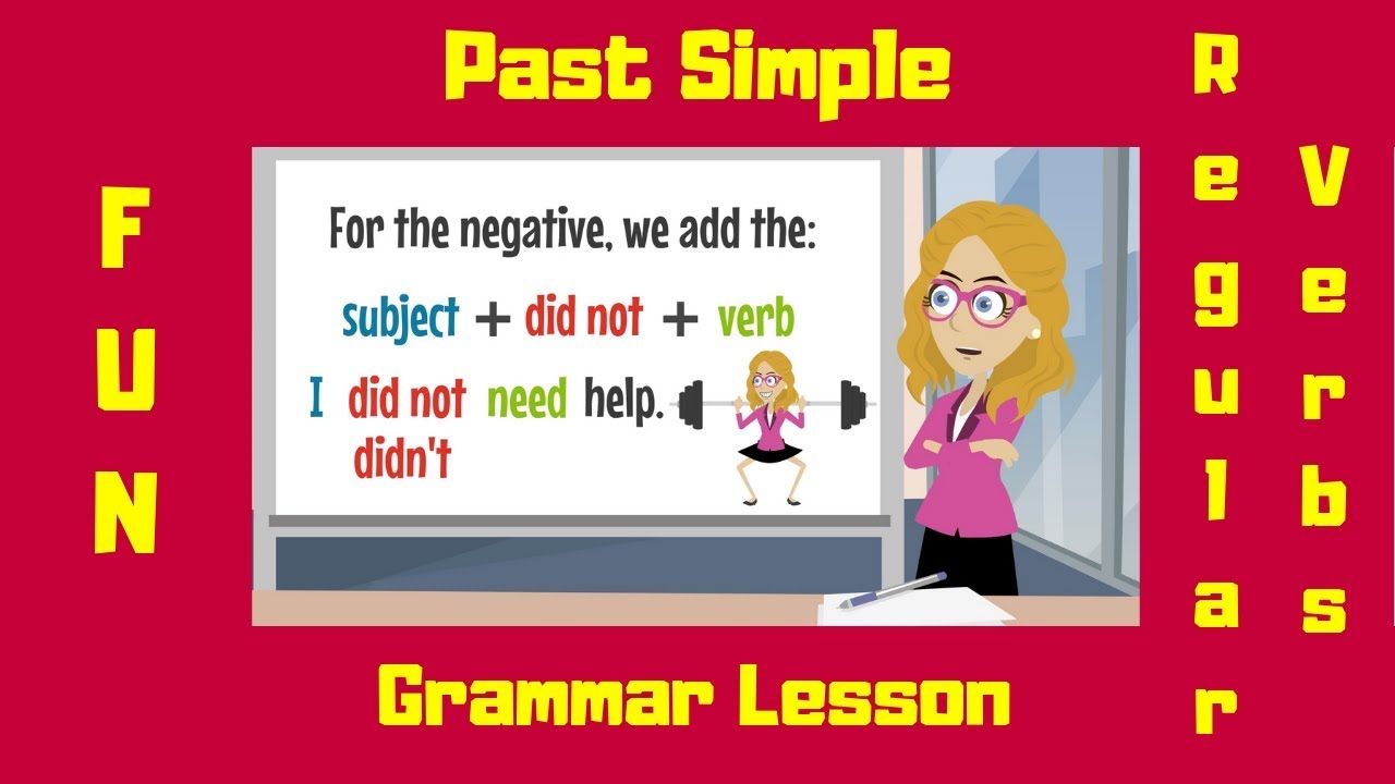 Past Simple | Grammar Lesson | Regular Verbs