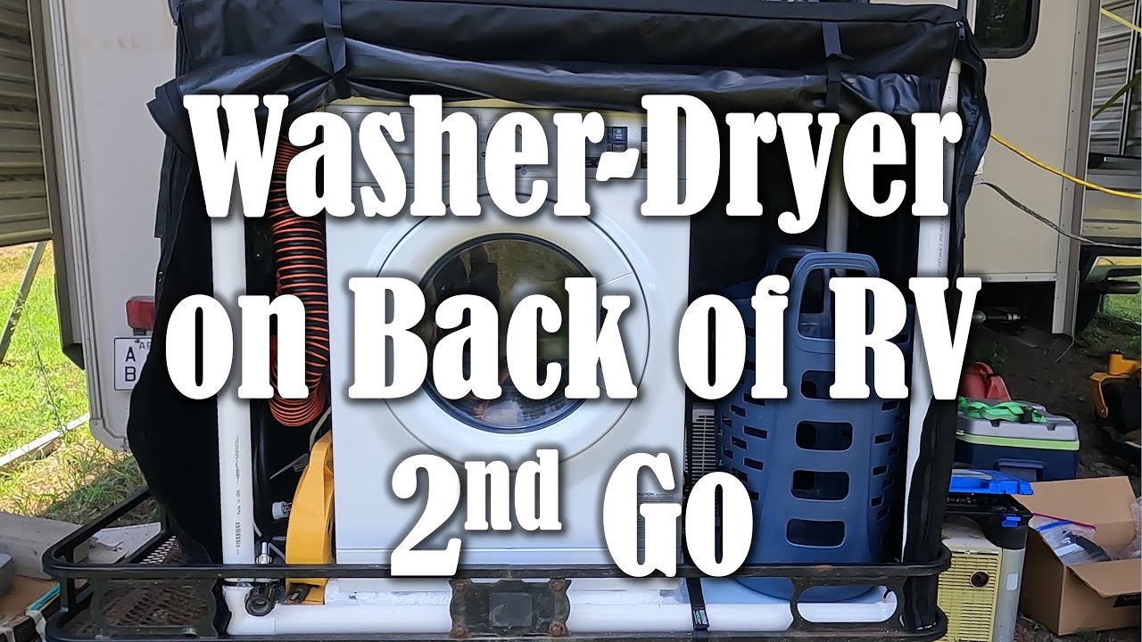 Washer-Dryer Combo on Back of RV (Upgrade)