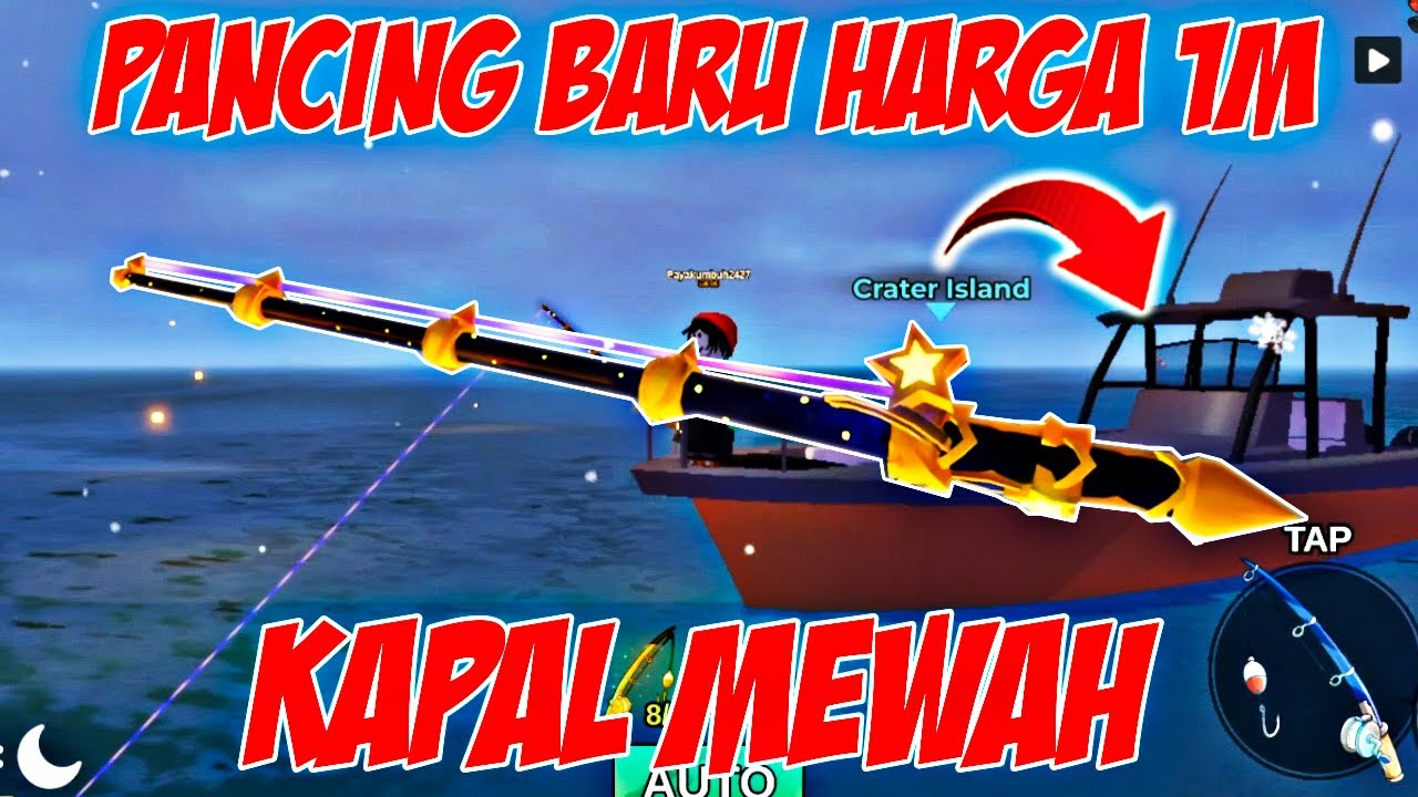AKU MEMBELI PANCING 1M DAN SEBUAH KAPAL BESAR HASIL TRADE DARI 