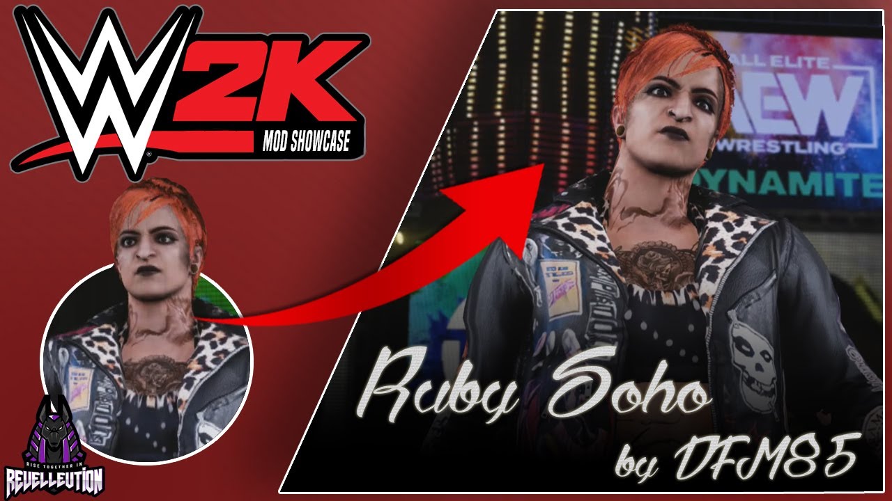 WWE 2K Mod Showcase: Ruby Soho (Ruby Riott) Mod Update! #WWE2KMods #RubyRiott #RubySoho