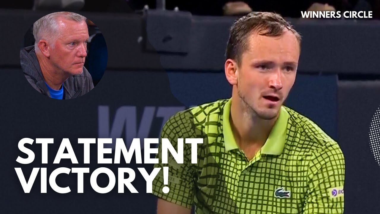 Ruthless Medvedev Wins Under New Coach Johansson at Brisbane International! | HIGHLIGHTS