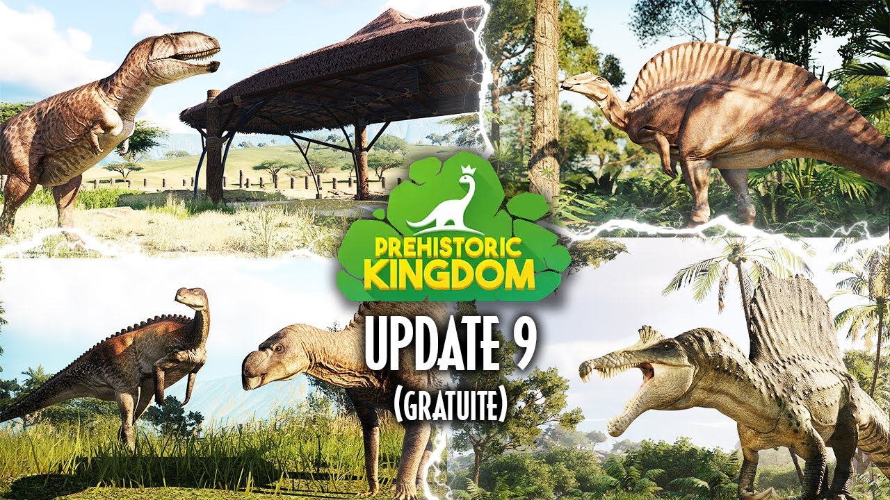 PRÉSENTATION UPDATE 9 : Spinosaurus, Carcharodontosaurus... | Prehistoric Kingdom