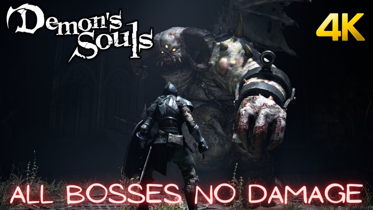 Demon Souls Solo All Bosses No Damage No Hit All Endings