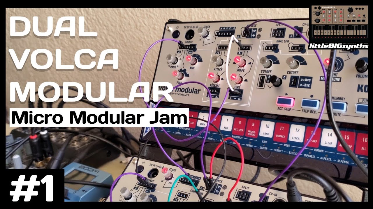 Dual Korg Volca Modular | Micro Modular Jam