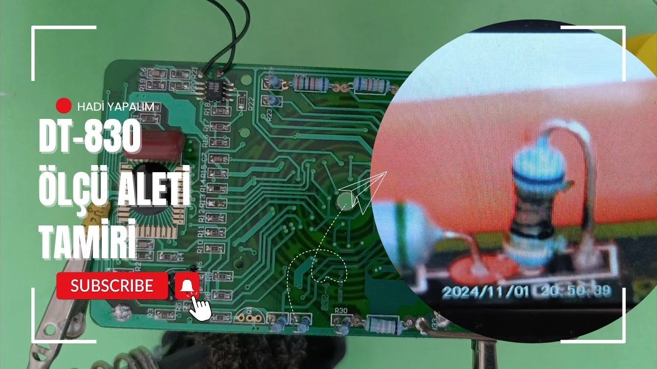 🛠️DT-830 Ölçü Aleti Tamiri ❌ Tamir Edip Deneyememek