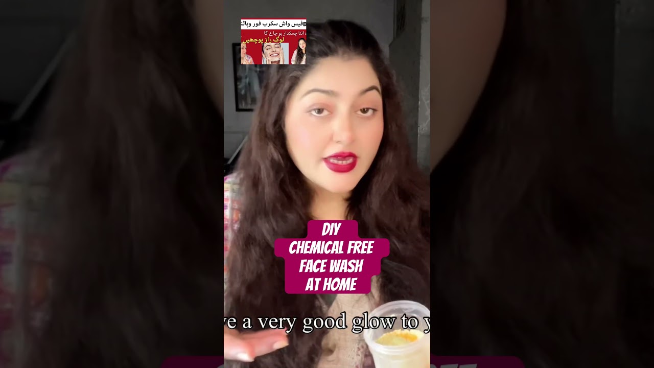 DIY chemical free face wash powder at home 