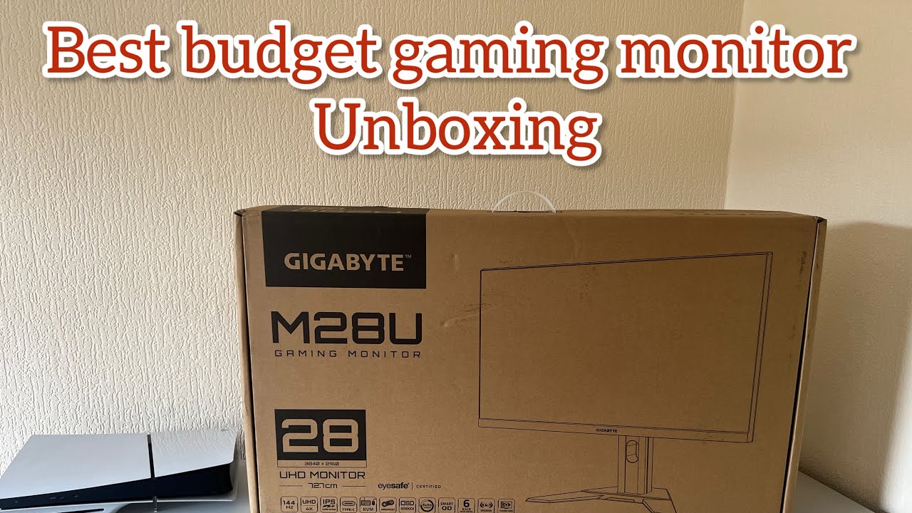 Unboxing the Gigabyte M28U 4K Gaming Monitor