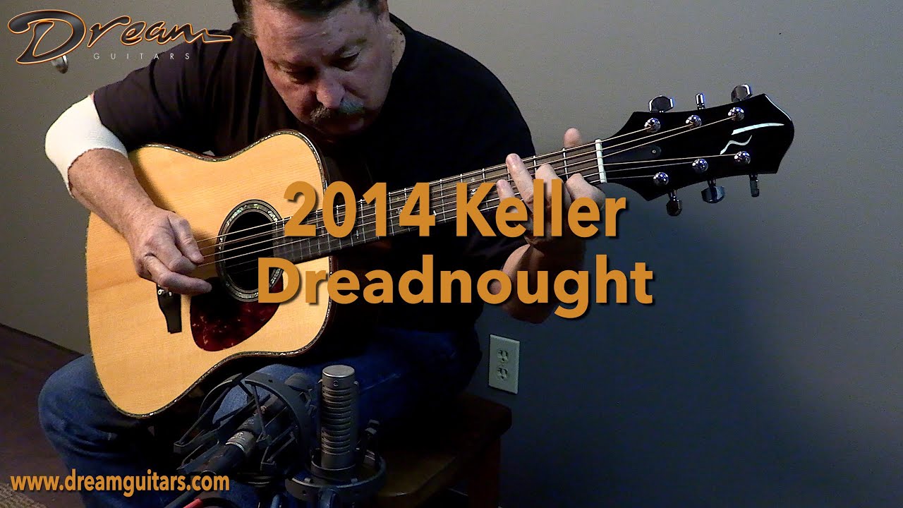 2014 Keller Dreadnought, Brazilian Rosewood/Adirondack Spruce
