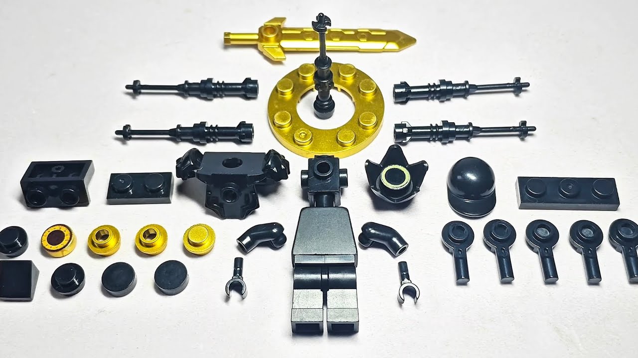 LEGO Skibidi Toilet Review | Titan Clockman Dark Combat Custom Minifigure